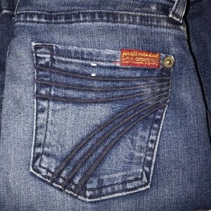 7 for all mankind high waisted dojo flare jeans